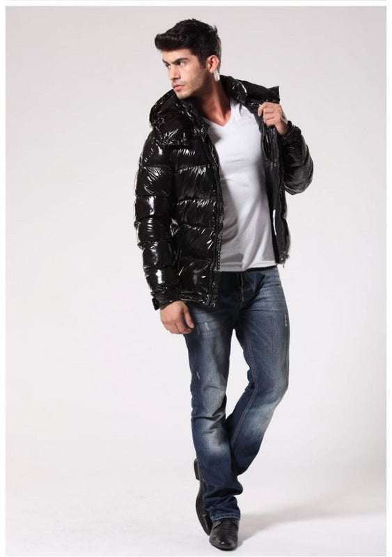 Comfortable Winter Wear, Thick Black Jacket, Warm Couples Jacket - available at Sparq Mart