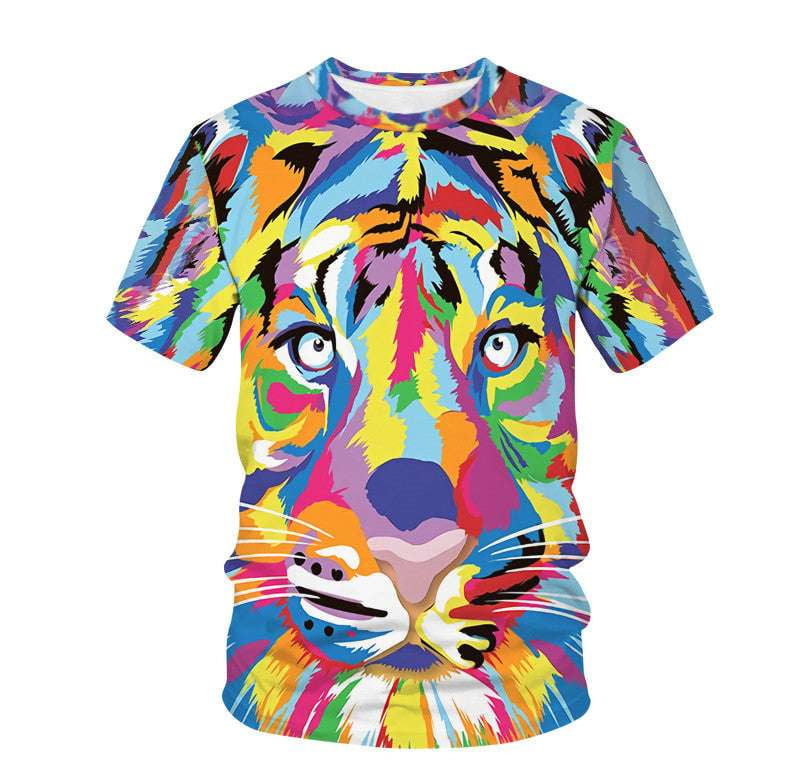 Animal Print Tees, Exclusive T-Shirt Designs, Fashionable Short Sleeves - available at Sparq Mart