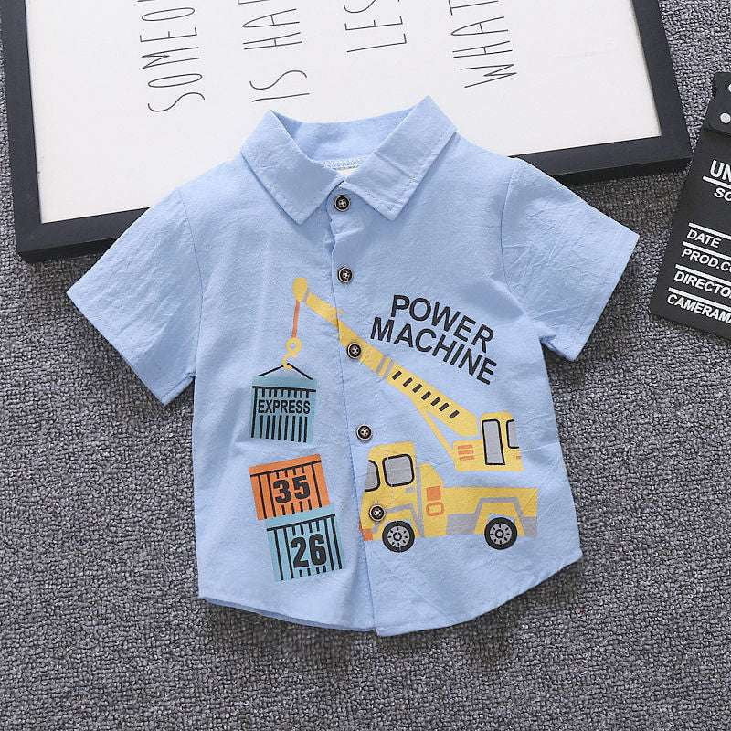 boys anchor t-shirt, kids fashion summer, trendy children's wear - available at Sparq Mart