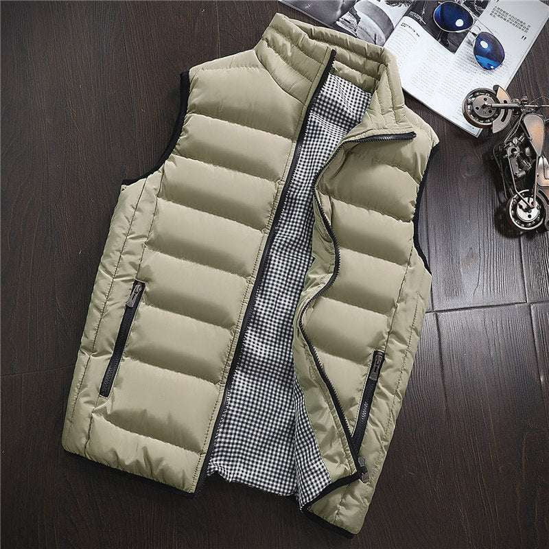 Comfortable Cotton Vest, Fashion Down Vest, Winter Cotton Vest - available at Sparq Mart