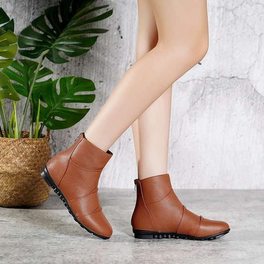 Female Student Boots, Trendy Short Boots, Women's Martin Booties - available at Sparq Mart