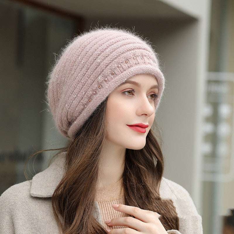 Autumn and Winter Fashion, Trendy Wool Hats, Women's Knitted Hats - available at Sparq Mart