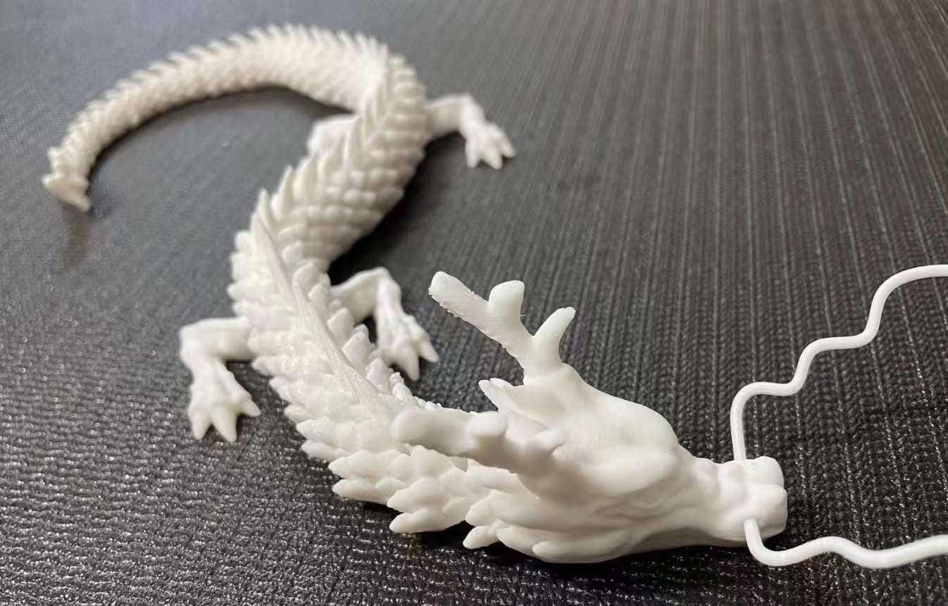 3D Dragon Sculpture, Articulated Dragon Toy, PLA Printed Collectible - available at Sparq Mart