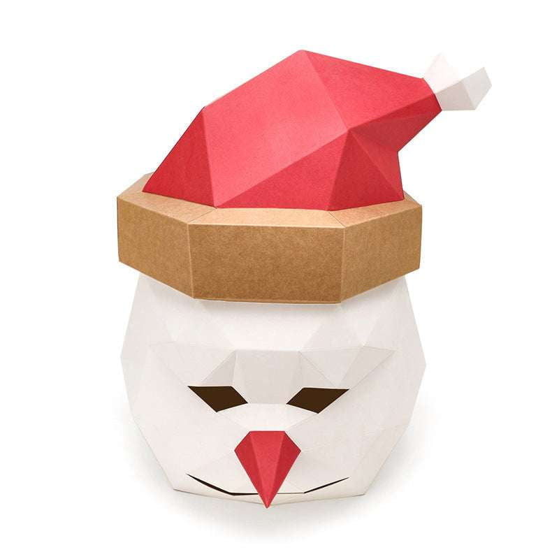 Christmas headgear, creative paper headdress, DIY Christmas mask - available at Sparq Mart