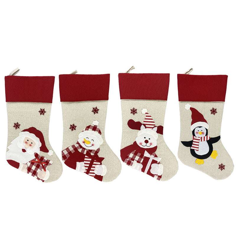 Christmas stocking, creative holiday decor, Santa gift bag - available at Sparq Mart