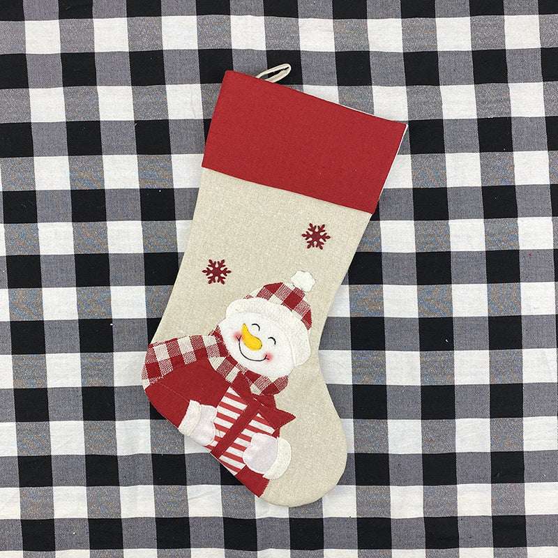 Christmas stocking, creative holiday decor, Santa gift bag - available at Sparq Mart