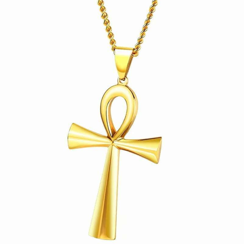 Durable Cross Necklace, Elegant Necklace Gift, Stylish Cross Pendant - available at Sparq Mart