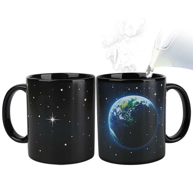 Gradient Ceramic Mug, Starry Sky Mug, Temperature Sensitive Mug - available at Sparq Mart