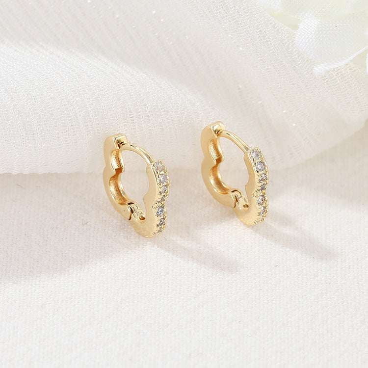 Gold Angle Earrings, Personality Stud Earrings, Unique Pointed Earrings - available at Sparq Mart