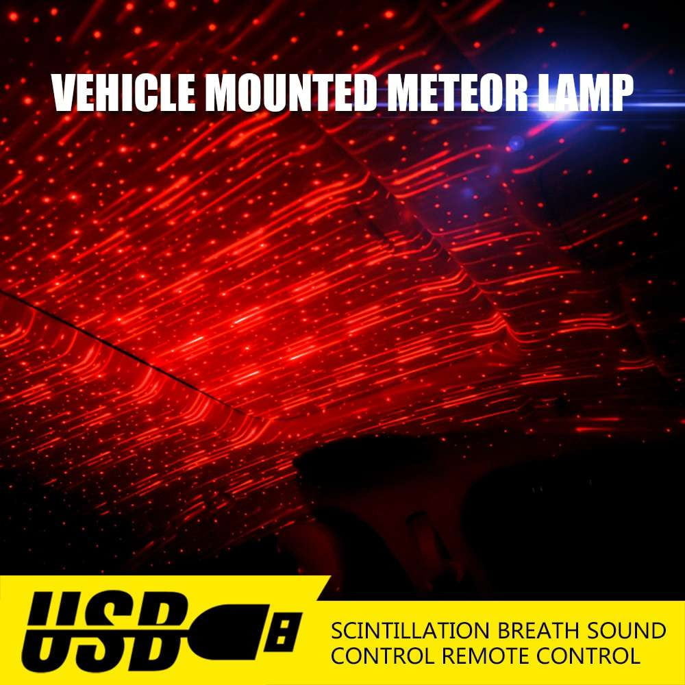 Car Ambient Light, Music Sync Lighting, USB Star Projector - available at Sparq Mart