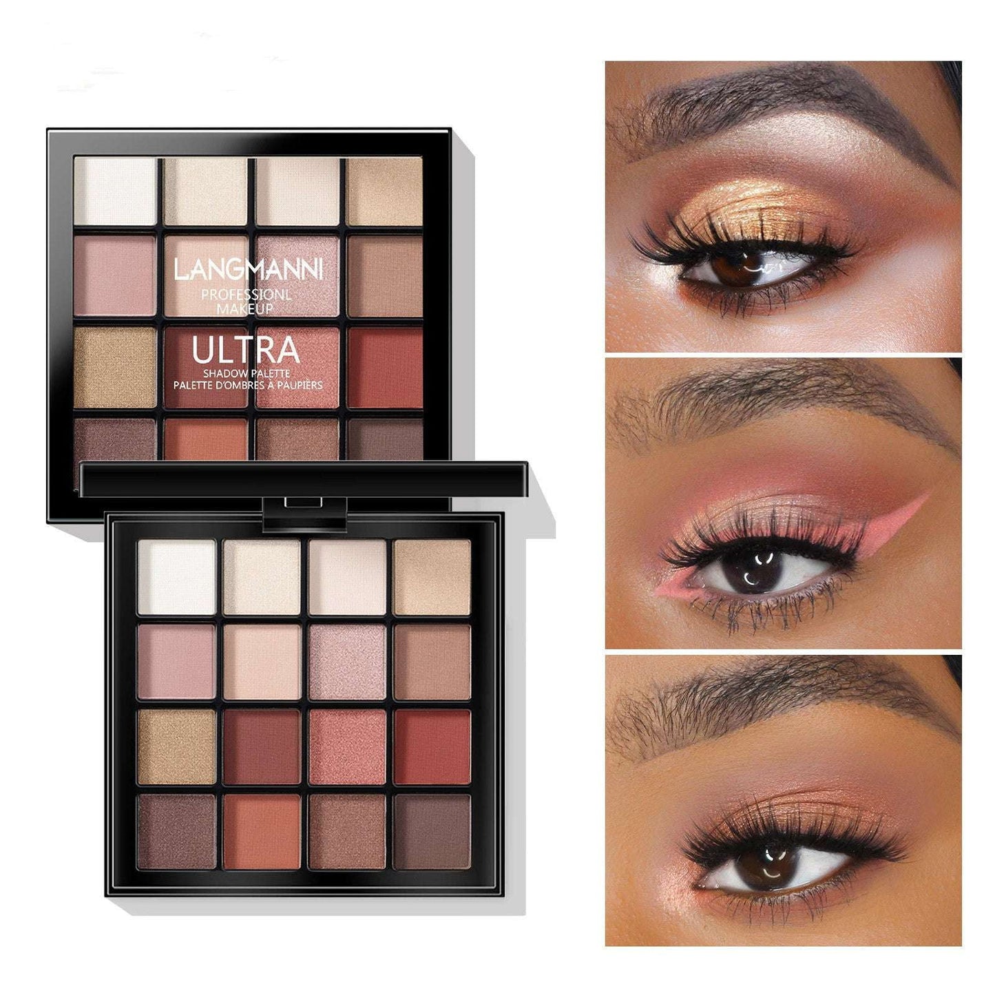 Eyeshadow Color Variety, Matte Eyeshadow Palette, Pearly Eyeshadow Colors - available at Sparq Mart