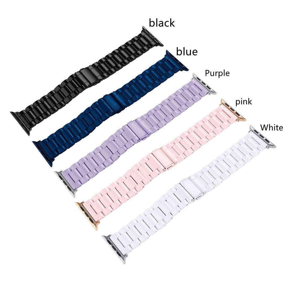 Colorful Watch Strap, Durable Strap Colors, Lacquered Steel Band - available at Sparq Mart