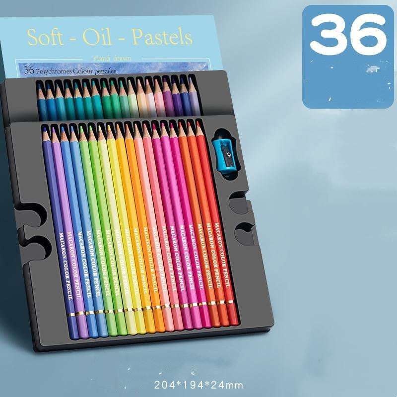 Macaron Colored Pencils, Morandi Macaron Pencils, Vibrant Colored Pencils - available at Sparq Mart