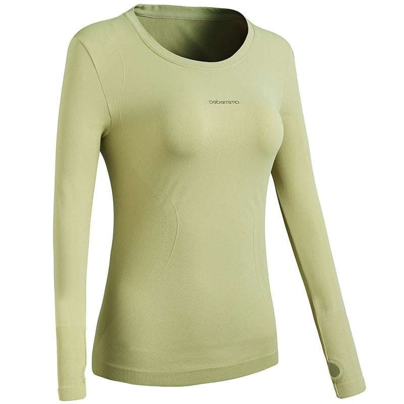 Comfortable Bottoming Top, Stretchable Yoga Wear, Women's Yoga Shirt - available at Sparq Mart