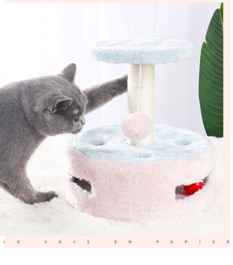 Cat Climbing Furniture, Interactive Cat Tower, Sisal Scratching Post - available at Sparq Mart